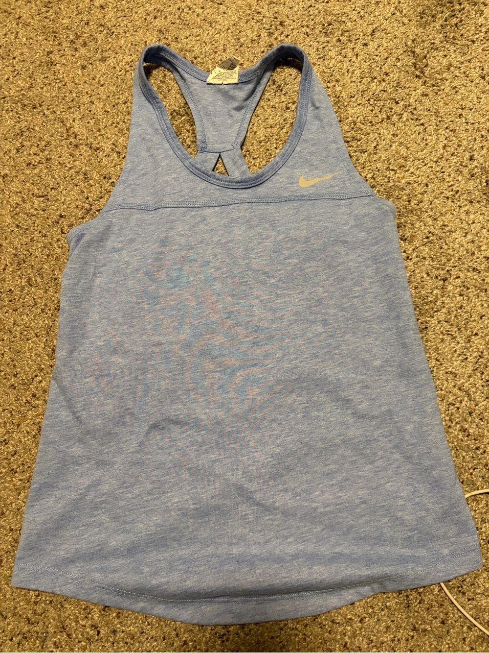 Nike Y2K Blue Athletic Tank Top
